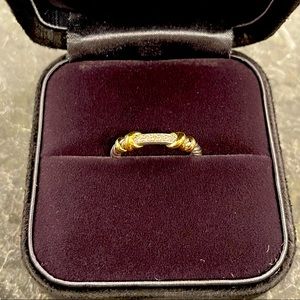 Petite Helena Wrap Ring with 18K Yellow Gold and Diamonds